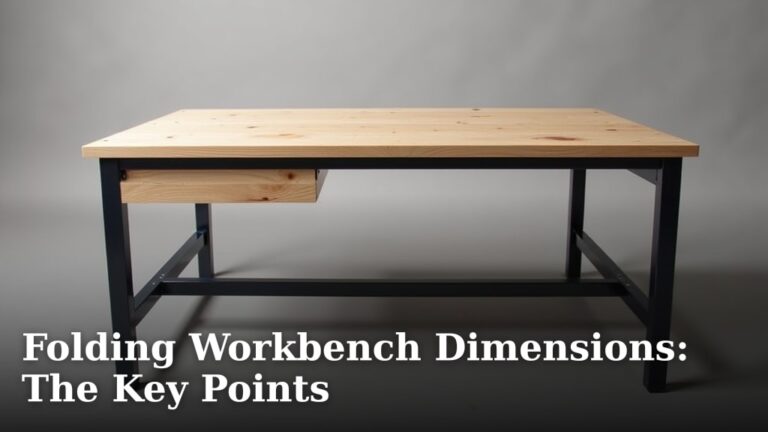 Folding Workbench Dimensions: The Key Points