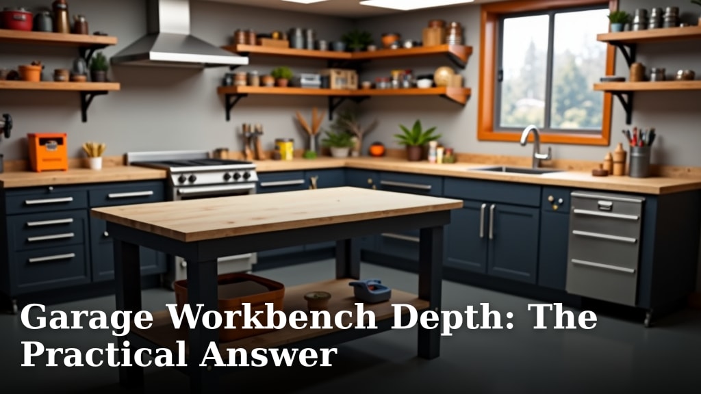 Garage Workbench Depth: The Practical Answer