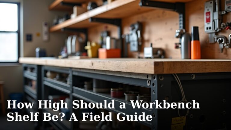How High Should a Workbench Shelf Be? A Field Guide