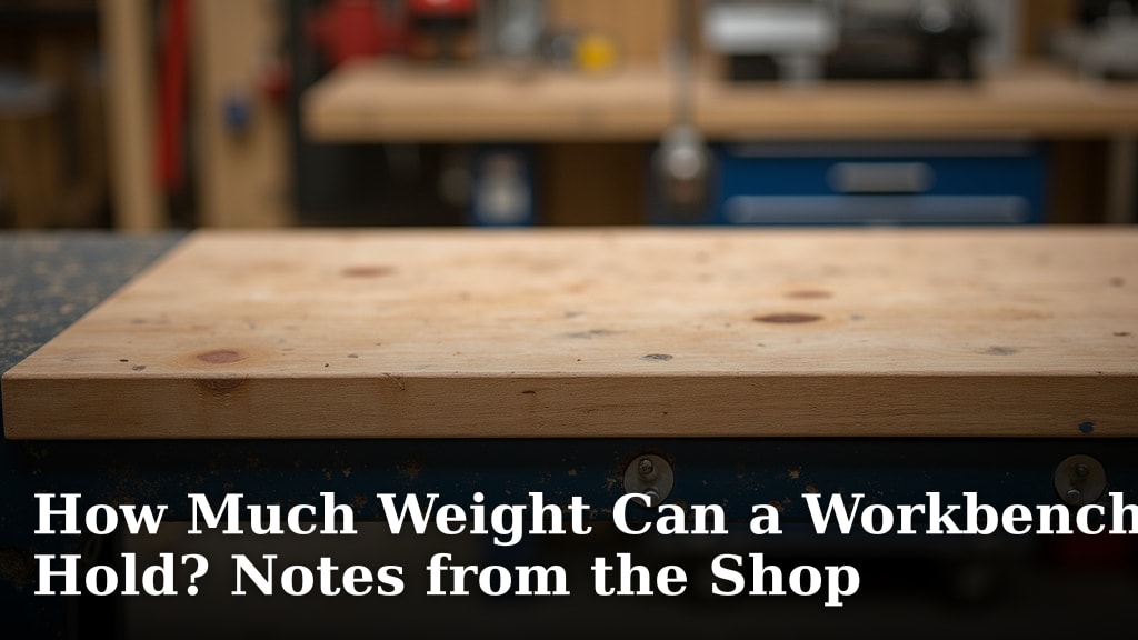 How Much Weight Can a Workbench Hold? Notes from the Shop