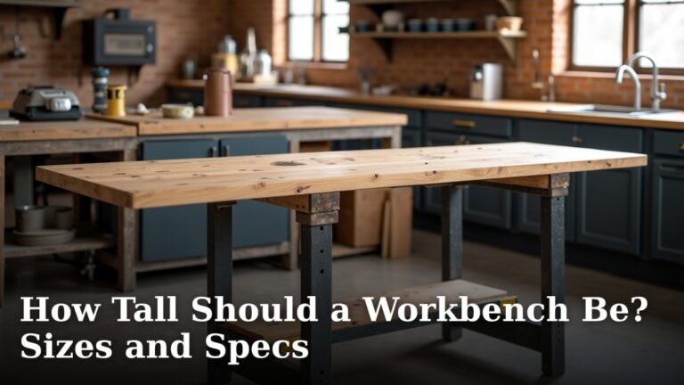 How Tall Should a Workbench Be? Sizes and Specs