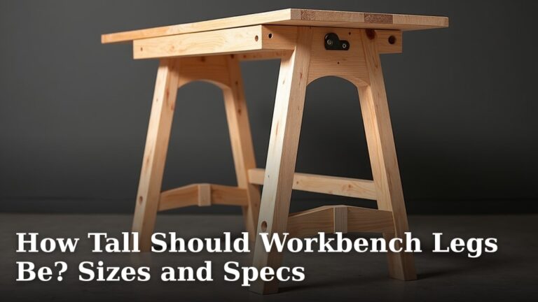 How Tall Should Workbench Legs Be? Sizes and Specs