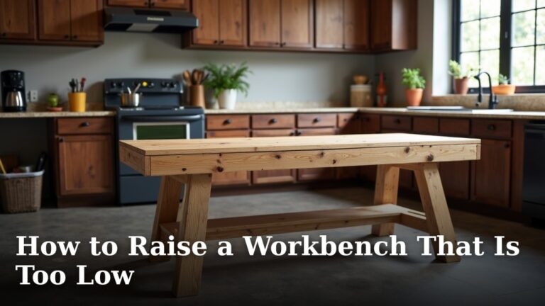 How to Raise a Workbench That Is Too Low
