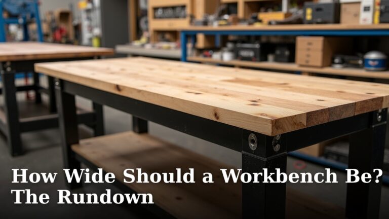 How Wide Should a Workbench Be? The Rundown