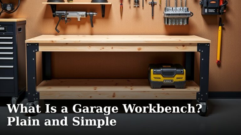 What Is a Garage Workbench? Plain and Simple