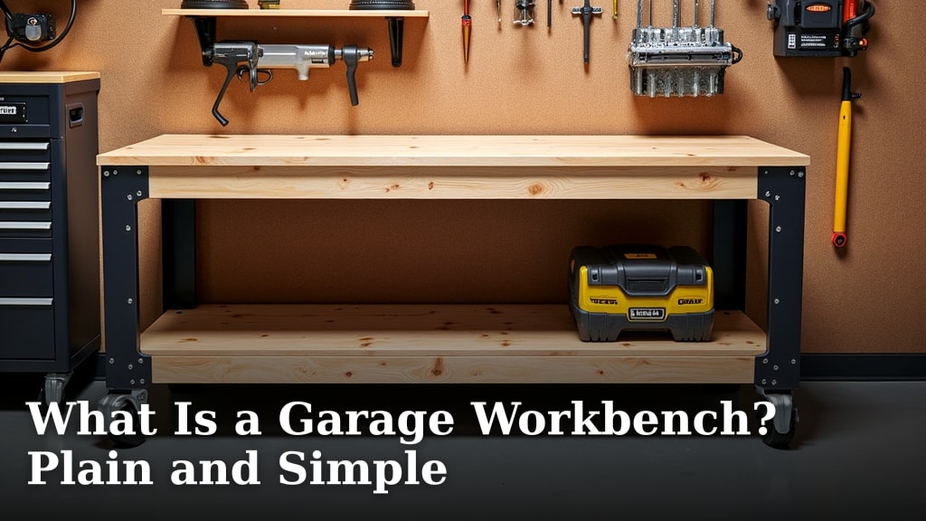 What Is a Garage Workbench? Plain and Simple