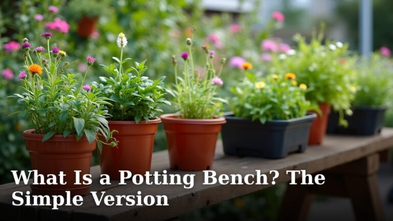 What Is a Potting Bench? The Simple Version