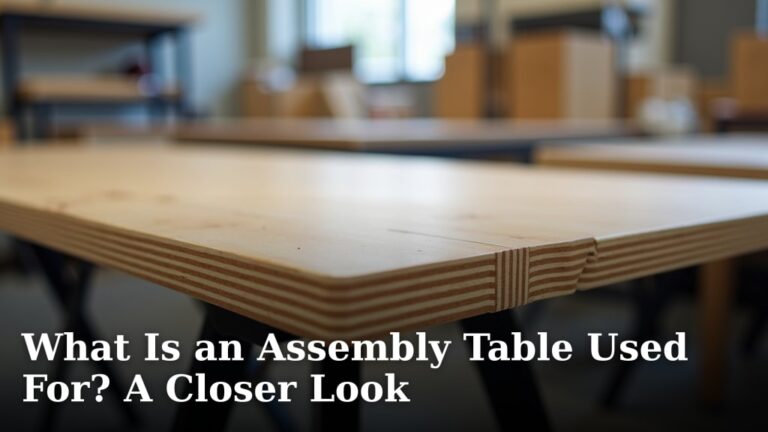 What Is an Assembly Table Used For? A Closer Look
