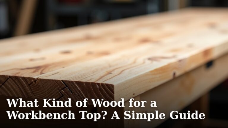 What Kind of Wood for a Workbench Top? A Simple Guide