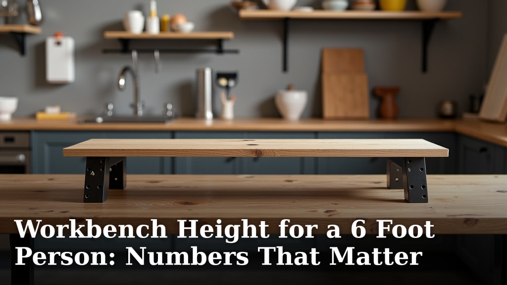 Workbench Height for a 6 Foot Person: Numbers That Matter