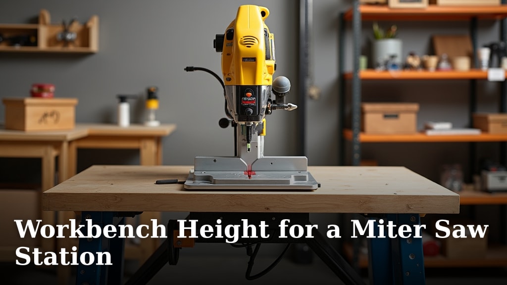 Workbench Height for a Miter Saw Station