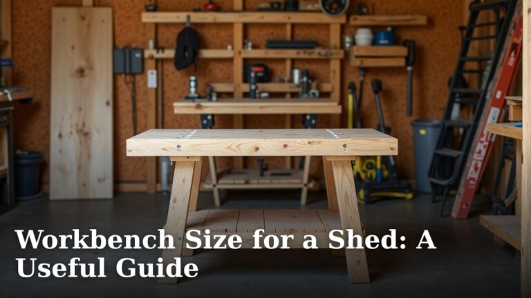 Workbench Size for a Shed: A Useful Guide