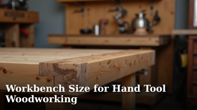 Workbench Size for Hand Tool Woodworking